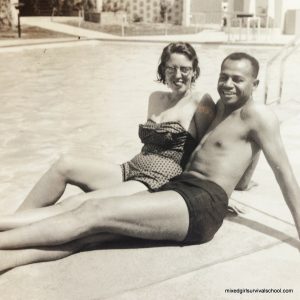 Betty and Sam, circa 1953: in Mexico on their honeymoon